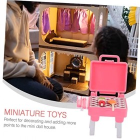 Toyvian 2 Ensembles De Jeux Ensembles De Poupée Grill Mini Jouet Mini Barbecue Grill Interactif pour Enfants Grill Playset Pe