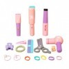 mimika Kit de Jouets pour Coiffeur - Jouets de Jeu de Simulation de Coiffure pour Petites Filles - Jouets de pré-Maternelle p