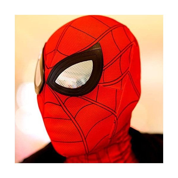 Tryfansty Masque Spiderman pour Halloween - Masque de super-héros - Pour jeu de rôle - Adulte - Araignées dexpédition 