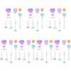 TOYANDONA 36Pcs Modèle de Cuisine Drôle Jouet Poubelle pour Nettoyer Brosse Jouets Imités Assortis Balai Vadrouille Enfant As