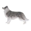 Toyvian Jouet Modèle Border Collie Chiot Réaliste Modèles danimaux Mignons Figures Animales Éducatives Ensemble De Jeu pour 