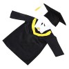 TOYANDONA 1 Jeu Robe De Graduation Casquette Et Robes pour Le Préscolaire Pompon De Casquette pour Enfants Ensemble De Pompon