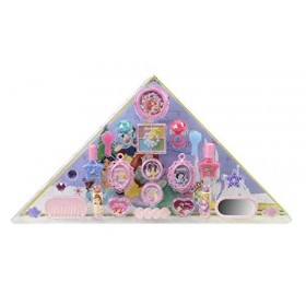 Markwins Disney Princess Calendrier de lAvent 24 Produits de Maquillage & Accessoires Rouges à Lèvres Vernis Gloss