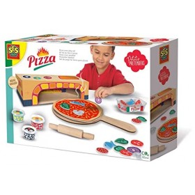 SES Creative- Kit de Jeu Four à Pizza, 18016, Medium