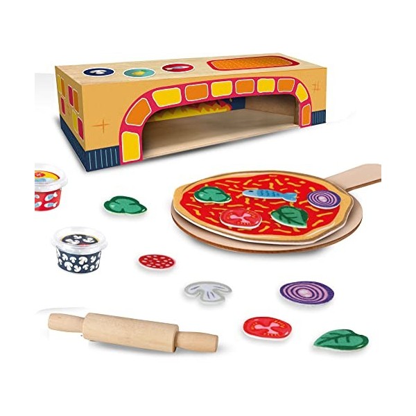 SES Creative- Kit de Jeu Four à Pizza, 18016, Medium