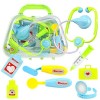 MSHK Docteur Jouet Cosplay Jeu Dimitation Mallette Médical Jouet Éducatif Boîte Outils Médical Cadeau pour Enfant Fille Garç