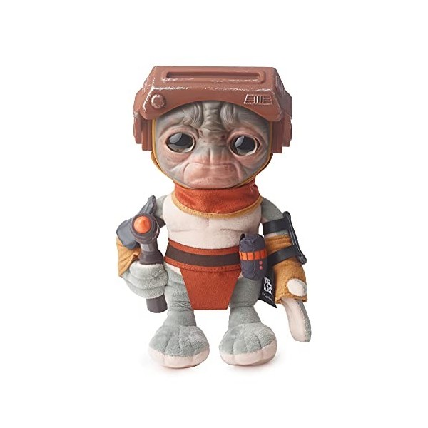 Star Wars Matel Figurine Peluche Sonore Babu Frik 23 cm Inspiree de lÉpisode 9, Jouet à  Collectionner pour Fans et Enfants 