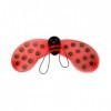 UCKriito 4 pièces Costume de Coccinelle pour Enfant Filles, Ailes, Baguette, Serre-tête et Jupe, pour Carnaval Jeu de Rôle