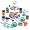 bouncevi Kit De Cuisine De Jeu-café Dimitation pour Enfants Ensemble De Thé De Laprès-midi Jouets De Maison De Jeu pour Enf