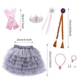 Qingzhuan Princesse Dress up Set, Costume Princesse fille Costume Petite fille Cosplay jeu set