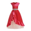 Lito Angels Deguisement Costume Robe Princesse Elena pour Enfant Filles Taille 9-10 ans, Rouge étiquette en tissu XL 