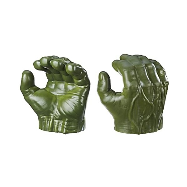 Marvel Avengers, Poings Gamma de Hulk, inclut 2 Gants, pour Enfants à partir de 4 Ans