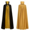 maxToonrain Cape réversible noire et jaune pour adultes et enfants, pour Pâques, Halloween, Noël, déguisement, vampire, sorci