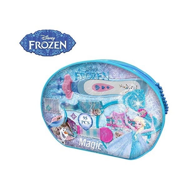 Kids Frozen Set Appareil Cheveux tressage + Accessoires 33 x 26 cm Multicolore wd20021 