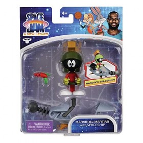 Space Jam New Legends Marvin PCE05510 Figurine avec Accessoires pour Enfants à partir de 4 Ans