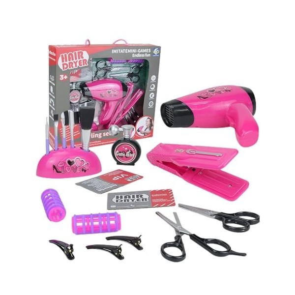 Chaies Jeu Salon beauté pour Filles - Jeu pour Salon Coiffure et beauté pour,Jouets multifonctionnels sûrs et résistants à la