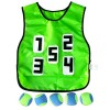 TOYANDONA 1 Set Gilets de Jeu Dodgeball Tag Set Sticky Ball Game Outdoor Throwing Target Game pour Les Enfants Beach Camping 