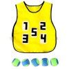 TOYANDONA 1 Set Gilets de Jeu Dodgeball Tag Set Sticky Ball Game Outdoor Throwing Target Game pour Les Enfants Beach Camping 