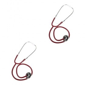 ibasenice 2 Pièces Accessoires De Robe Stéthoscope pour Bébé Jouets pour Enfants Soins Infirmiers Jeu De Simulation Stéthosco