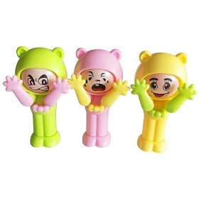 Amagogo Dessin animé visage changeant deviner jeu de doigt, jeu de fête portable jouets interactifs pour filles adultes fête 