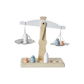 Vertbaudet Balance à Poids en Bois Multicolore TU