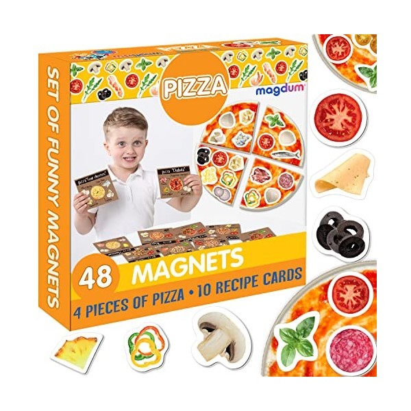 magdum Cuisine Enfant Pizza Jouet - 48 frigo Enfant - Cuisine Enfan