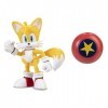 Sonic - The Hedgehog 407024 Sonic Figurines 10 cm Modern Tails w/Star Spring Jaune
