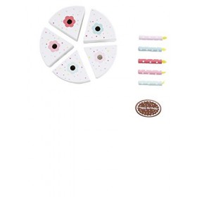 Vertbaudet Gâteau danniversaire en Bois Multicolore TU