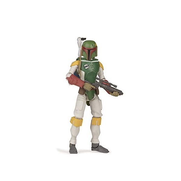 Star Wars Galaxy of Adventures Boba Fett Toy 5-inch Scale Action Figure with Fun Projectile Feature, Toys for Kids Ages 4 and