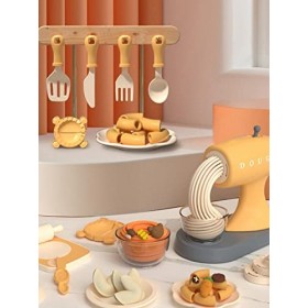 Cuisine Enfants Jouet Simulation Machine à Nouilles avec Cuisine Jeux dimitation Jouet éducatif