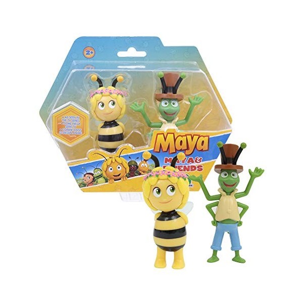 Giochi Preziosi Italy - Ape Maia - Paire de figurines Maya avec couronne et manille