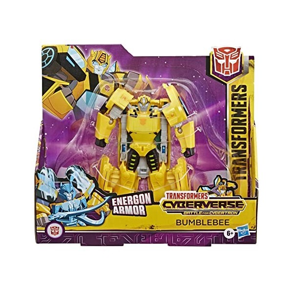 Transformers Cyberverse - Robot Ultra Bumblebee 17cm - Jouet Transformable 2 en 1