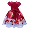 Xiaojiu Tenue Noël Fille 4 Ans Deguisement Pere Noel Bebe Fille Deguisement Sorciere 8 Ans,Costume Halloween Enfant 3 Ans Rob