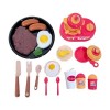 Milageto Jouets de Cuisine, Accessoires, ustensiles, ustensiles de Cuisine, Jouet Amusant pour Tout-Petits, Ensemble de Jeu d