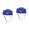 Toyvian 4 Pièces Robe Femme Accessoires De Compagnie Aérienne Chapeaux Imitation Chapeau Décoratif Préposé X Pouces Faveur Dé