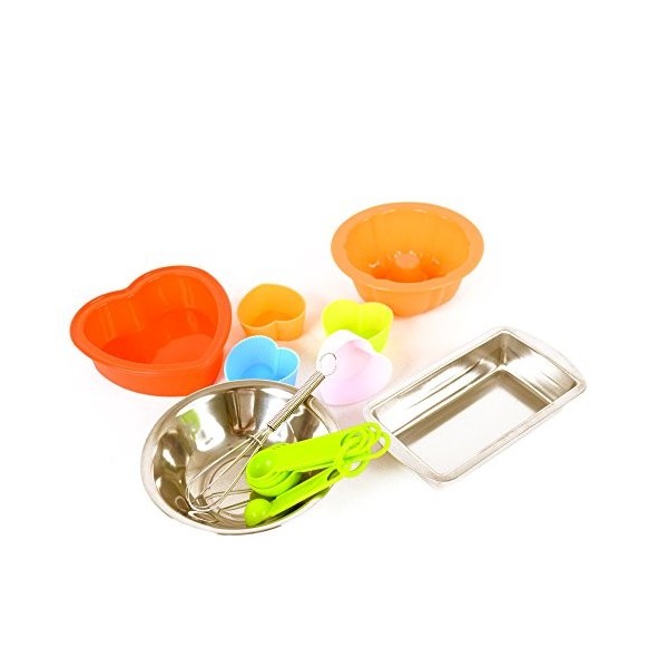 WDK Partner - A1303094 - Jeu dimitation - Cuisine - Set Silicone - 14 Pièces