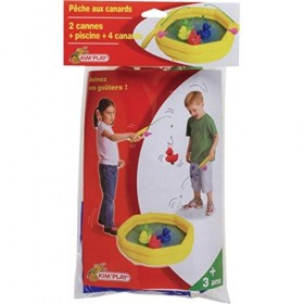 KimPlay - 12602 - Jeu de Plein air et Sports - Kit Pêche aux Canards + Piscine