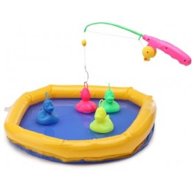 KimPlay - 12602 - Jeu de Plein air et Sports - Kit Pêche aux Canards + Piscine