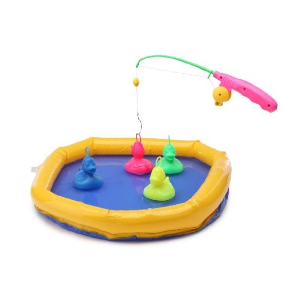 KimPlay - 12602 - Jeu de Plein air et Sports - Kit Pêche aux Canards + Piscine