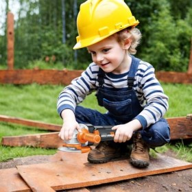 Pairez Toys Ensembles doutils de jeu Pairez Toys pour les enfants de 3 à 5 ans, meuleuse dangle réaliste, clé anglaise, mar