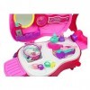 BSD Jeu dimitation, Table de Maquillage, Jouet Coiffeuse pour Enfants, Jouet Coiffeuse dans la Valise, Coiffeuse avec Miroir