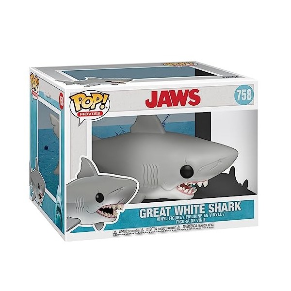 Funko Pop! Movies: Jaws - 6" - Les Dents de la Mer - Figurine en Vinyle à Collectionner - Idée de Cadeau - Produits Officiels