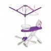 Casdon Wash Day Set, Toy Ironing Board and Washing Line for Children Aged 3+, Equipped with Pretend Steam Iron and Laundry Ba