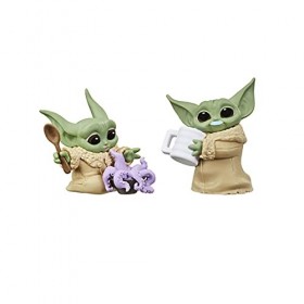 Star Wars The Bounty Collection The Child, Série 3, Pack de 2 Figurines, Soupe aux tentacules Surprise, Moustache de Lait Ble