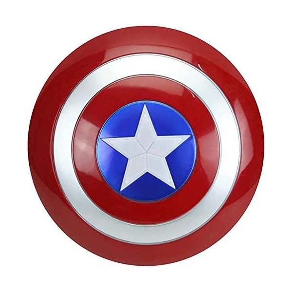 Bouclier Captain America Version Son et LumièRe éPaissie Accessoires Cosplay Bouclier Halloween Jeu de RôLe Superhero Costume