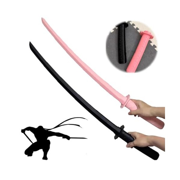 weiting Épée Rétractable 3D Épée, Plastique Multifonctionnel Créatif Katana Jouet, Convient Aux Jeux De Rôle pour Enfants Et 