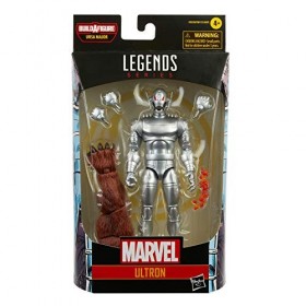 Hasbro Marvel Legends Series, figurine Ultron de 15 cm, design et articulations premium, avec 5 accessoires et pièce Build-a-