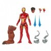 Hasbro Marvel Legends Series, figurine Ironheart de 15 cm, design et articulations premium, avec 5 accessoires et pièce Build