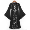 Rubu22a Robe Vampirin - Costume pour fille - Robe dHalloween - Costume dHalloween doux ou aigre - Jeu de rôle - Cosplay A4