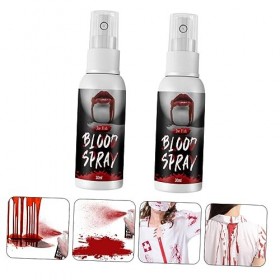 FRCOLOR 6 Pièces Faux Sang Spray Costume De Jeu De Rôle Tenues De Jeu De Rôle Costumes DHalloween Maquillage Faux Sang Maqui